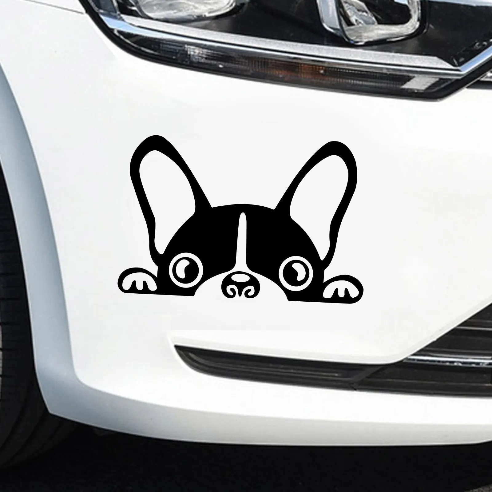 

Cute Pet Dog Car Wall Window Waterproof Sticker Home Decoration Kids Living Room Home Decor cute Wall Art DIY Bathroom Sticker