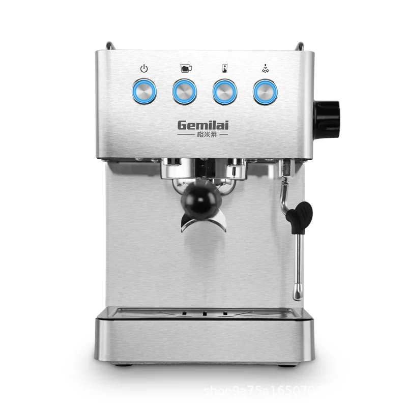 

Coffee Machine Espresso Machine Home Semi-Automatic Milk Frother 15Bar Stainless Steel Body Commercial Grade 58mm System