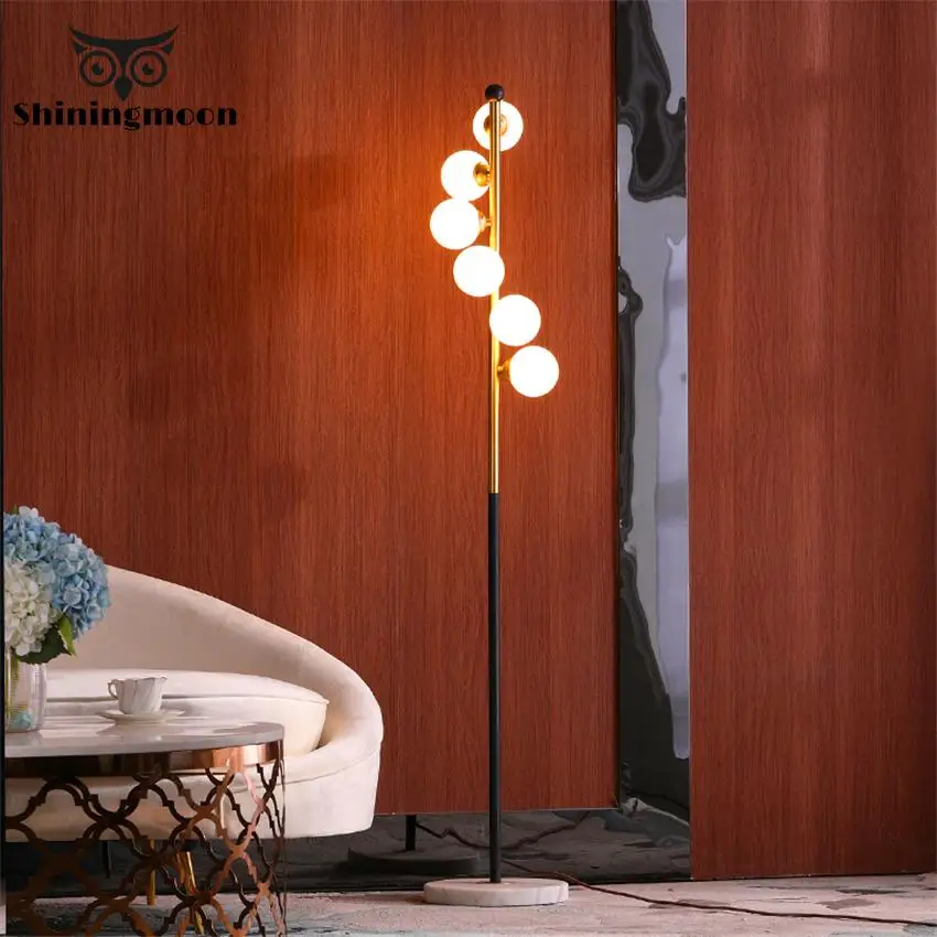 

Modern Fashion Floor Lamp Nordic Luxury Metal Standing Lamps For Living Room Bedroom Bedside Home Deco Decorative Floor Lights