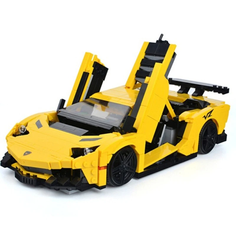 XingBao 03008 креативный MOC Technic серия Lamborghining набор автомобилей Обучающие строительные