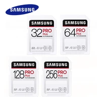 100 original samsung sd card pro plus 32gb sdhc 64gb 128gb 256gb sdxc class 10 u3 for 1080p 3d 4k video camera