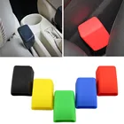 Универсальный силиконовый чехол с пряжкой для ремня безопасности, чехол для автомобильного ремня безопасности, защита от пыли