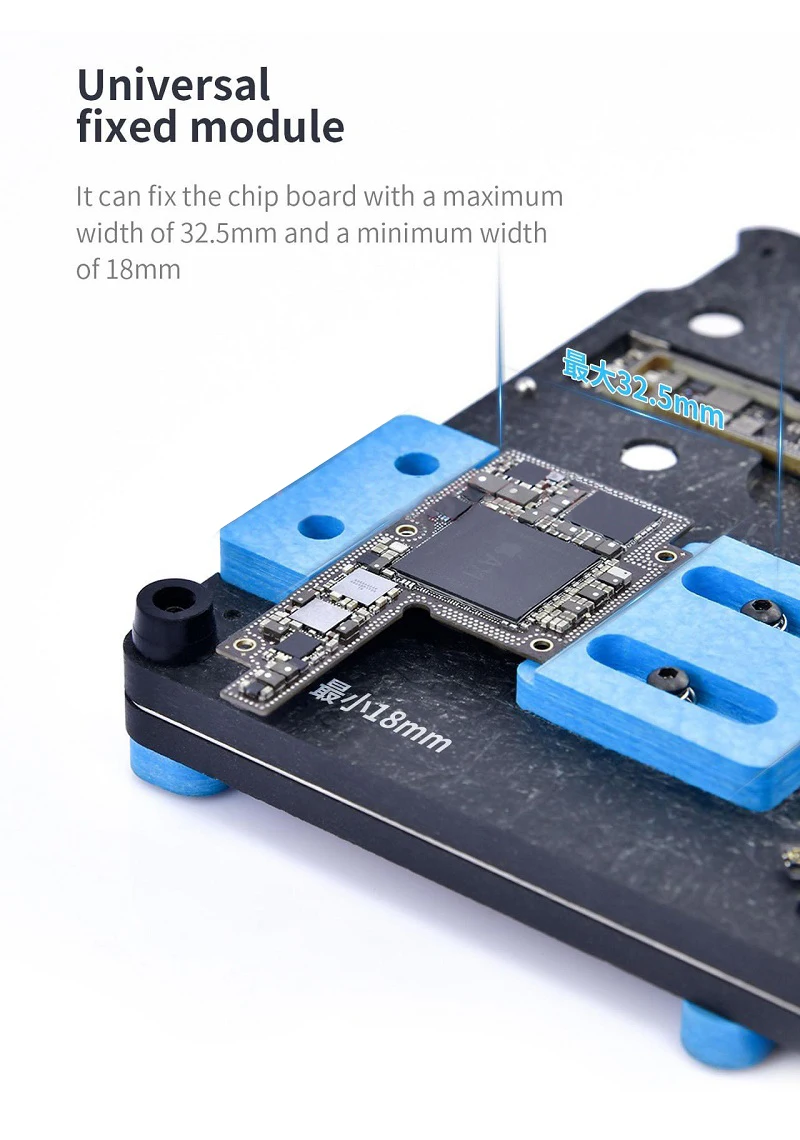 

Qianli fixture Logicboard middle layer reballing BGA for iphone X XS MAX 11 11 Pro Max multi-purpose repaier fix clamp fixture