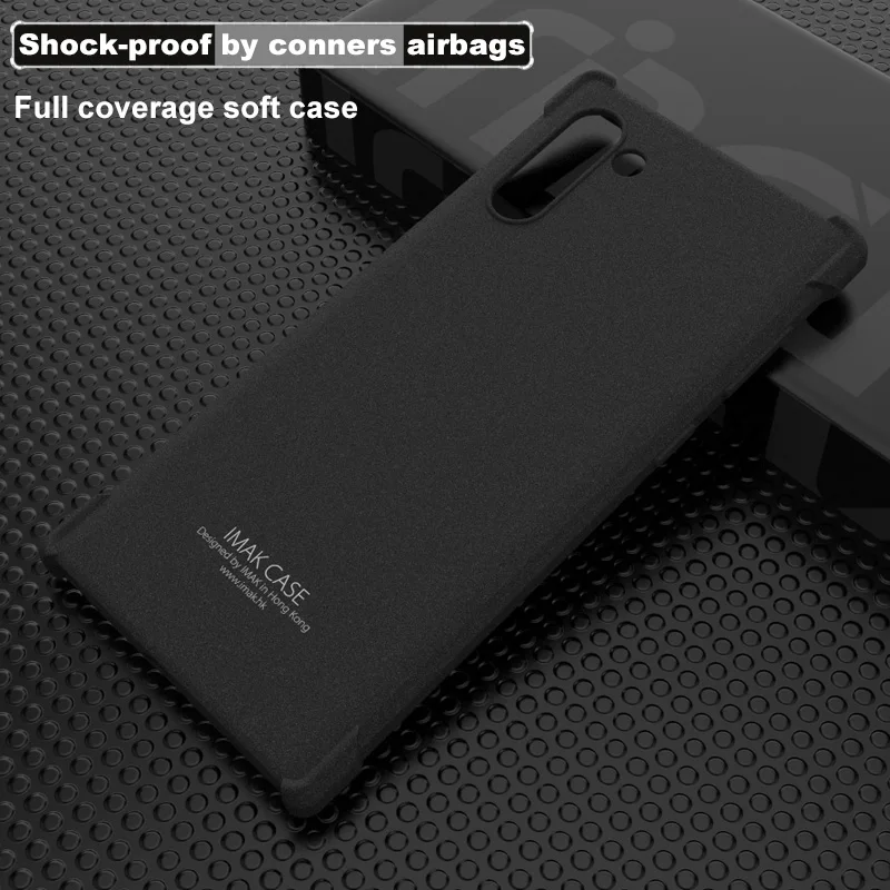 Чехол IMAK Airbag ДЛЯ samsung Galaxy Note 10 Plus, мягкий ТПУ Силиконовые прозрачные чехлы
