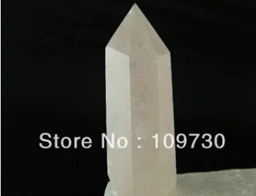 YM 329 из натурального прозрачного камня розовый КВАРЦЕВЫЙ хрустальный камень лак