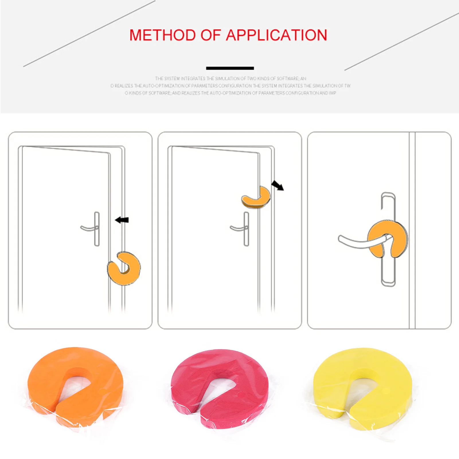 

11PCS Kid Finger Protector Door Stopper Jammers Pinch Guard Baby Safety Home Kitchen Bedroom Security Door Clip Door Stopper