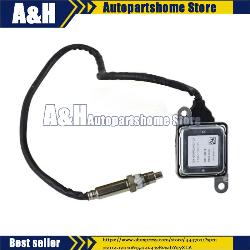 

100% NEW ORIGINAL Nox Sensor 11787587129 05 For BMW E81 E82 E87 E88 E90 E91 E92 E93 12V/24V 11787587130 5WK9 6610L 5WK9 6621K