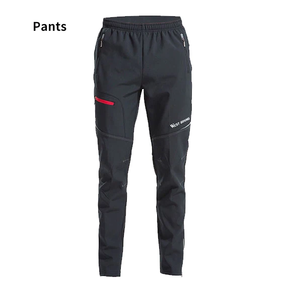 Only Pants WEST BIKING, комплект для велоспорта, зимняя теплая велосипедная куртка, костюм, одежда, штаны, для спорта на открытом воздухе, ветрозащитная, MTB, дорожный велосипед, мужская спортивная одежда - Цвет: Only Pants