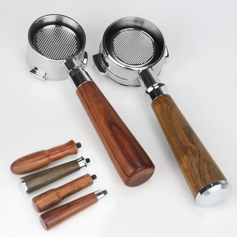 Эспрессо кофе Portafilter ручка M10/M12 кафе машина твердая деревянная Кофеварка