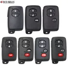 Новинка, чехол для ключа с дистанционным управлением и кнопкой 234, умное режущее лезвие для Toyota Prius, 4runner, Land Cruiser, Prius V