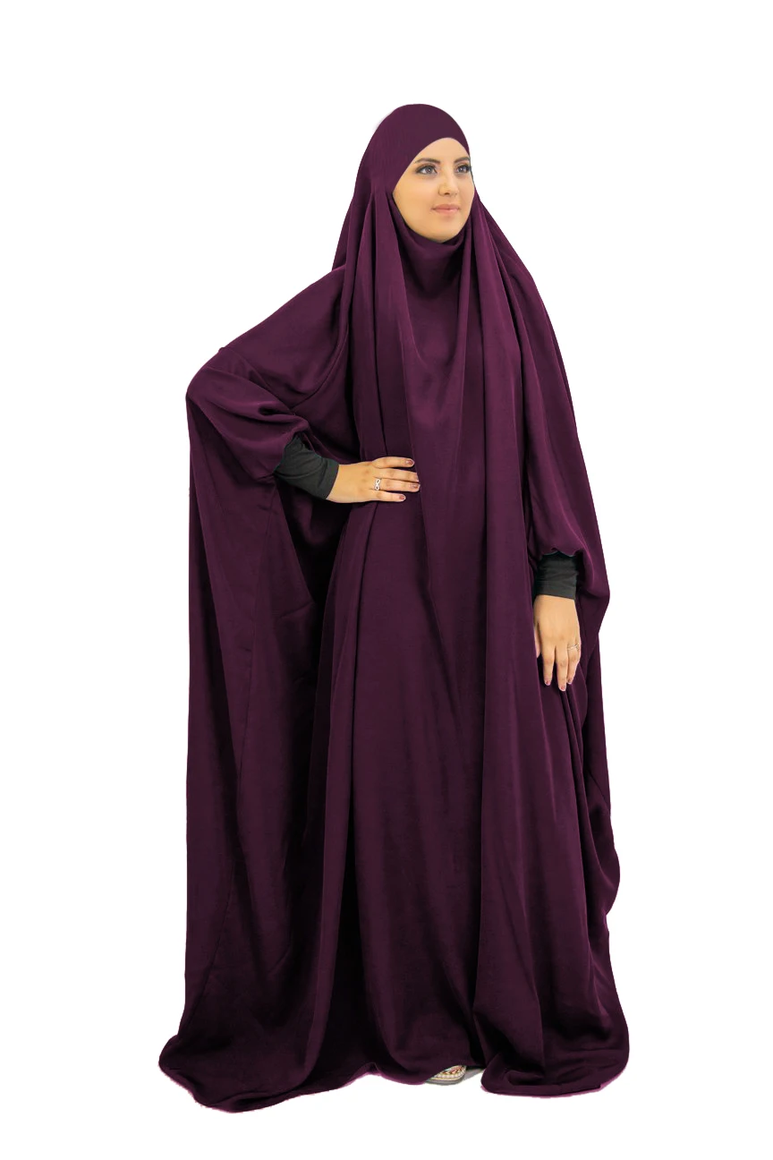 Eid Hooded Muslim Women Hijab Maxi Dress Prayer Garment Set Djellaba Jilbab Abaya Ramadan Gown Abayas Islamic Niqab Burka Jubah