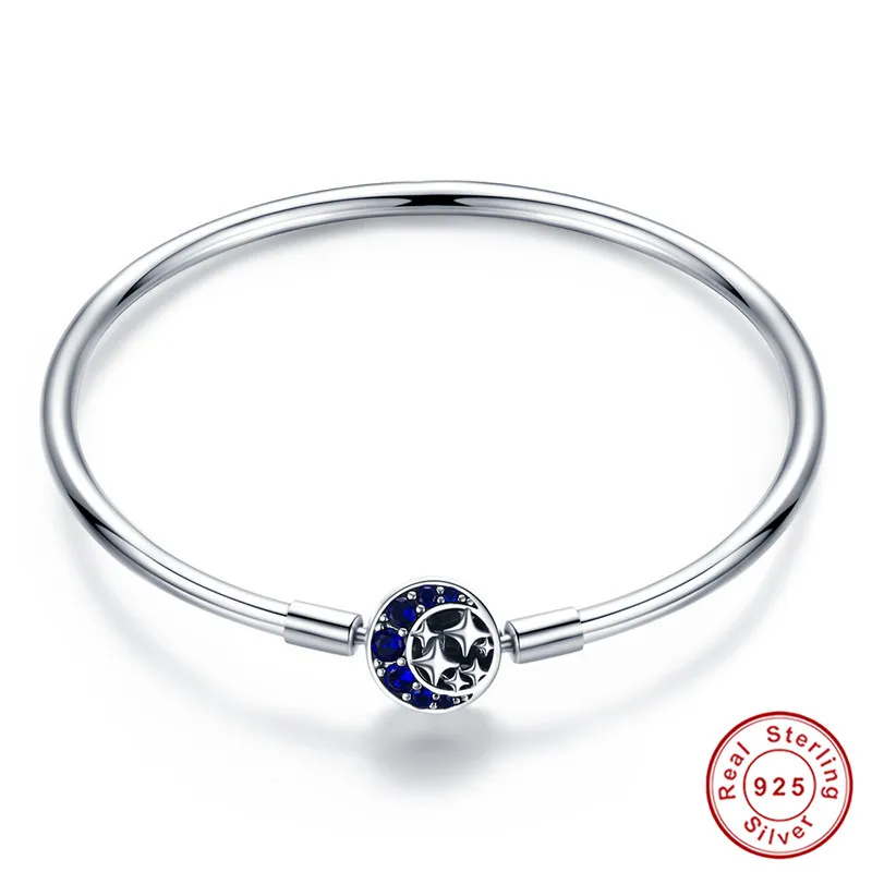 Fit Pan Подвески Серебро 925 CZ Сердце Дерево Луна Шарм браслет S925 Forever Love Собака Сова домашнее животное бусины браслеты для DIY ювелирных изделий - Окраска металла: bas1080
