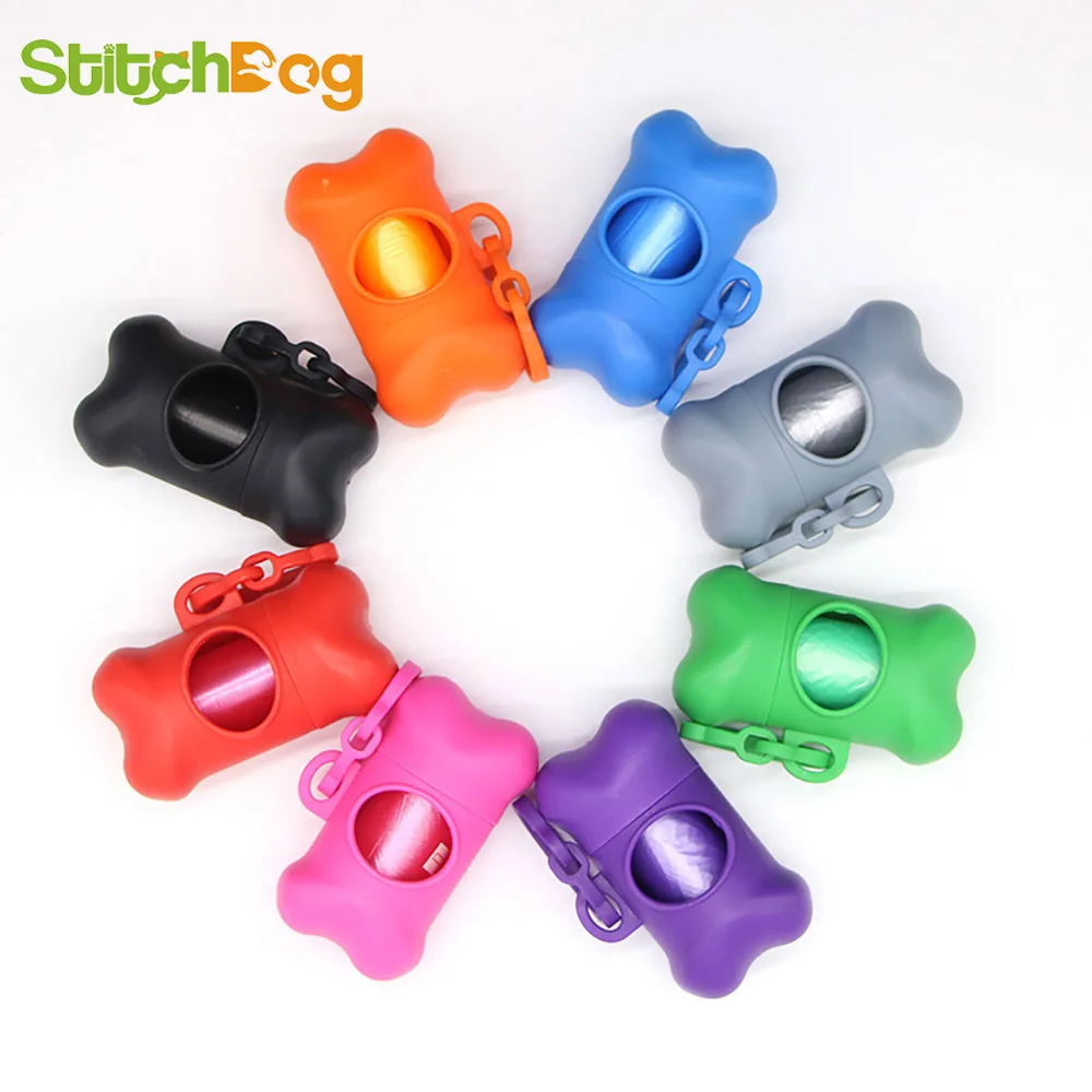 

Pet Waste Bag Dispenser For Dog Waste Bag Holder - Plastic Garbage Bag Dispenser Carrier Caseï¼ŒDog Pet 10 Roll Waste Poop Bags