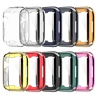 Защитный чехол для смарт-часов, чехол с защитой от царапин, ТПУ покрытие, фоторамка для Apple Watch 7 41 мм