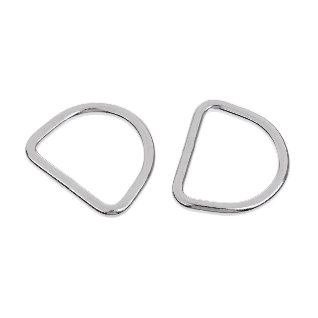 2 шт. D-образное кольцо и Скоба из нержавеющей стали | Автомобили мотоциклы - Фото №1