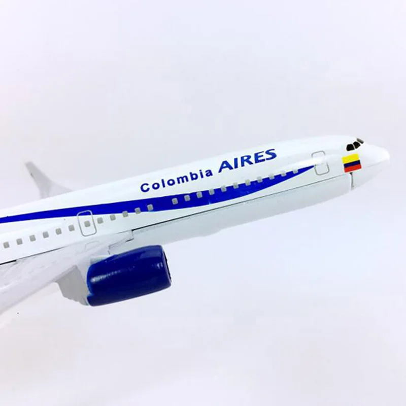 16CM 1/400 Scale Boeing B737-800 AVIANCA aires airlines airplane model aircraft diecast plastic alloy plane gifts for kids Toy | Игрушки и