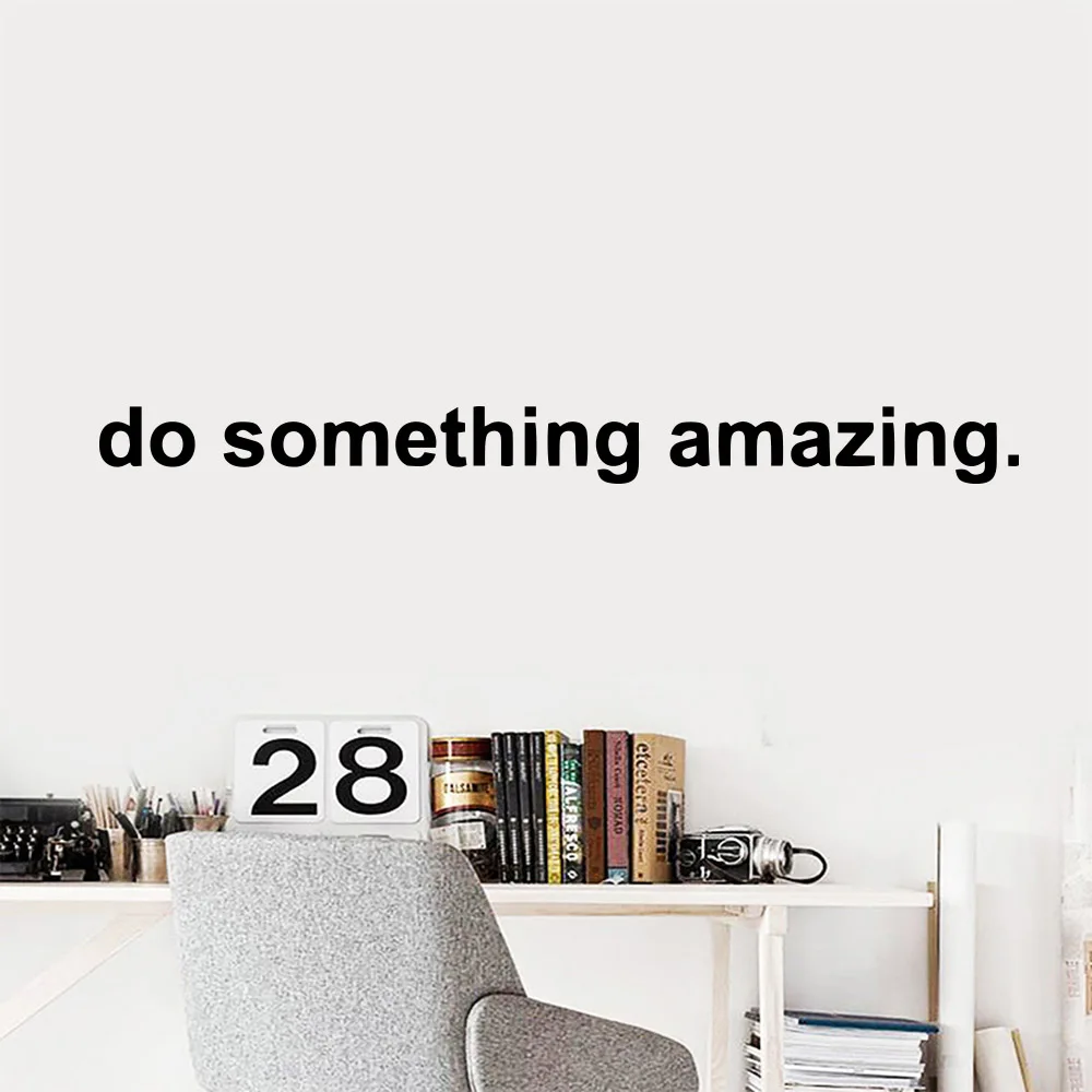 Positive Energy Quotes vinyl Wall Sticker For Room Decoration Mural Bedroom Decor Sentences tile wallstickers decal cute things | Дом и сад