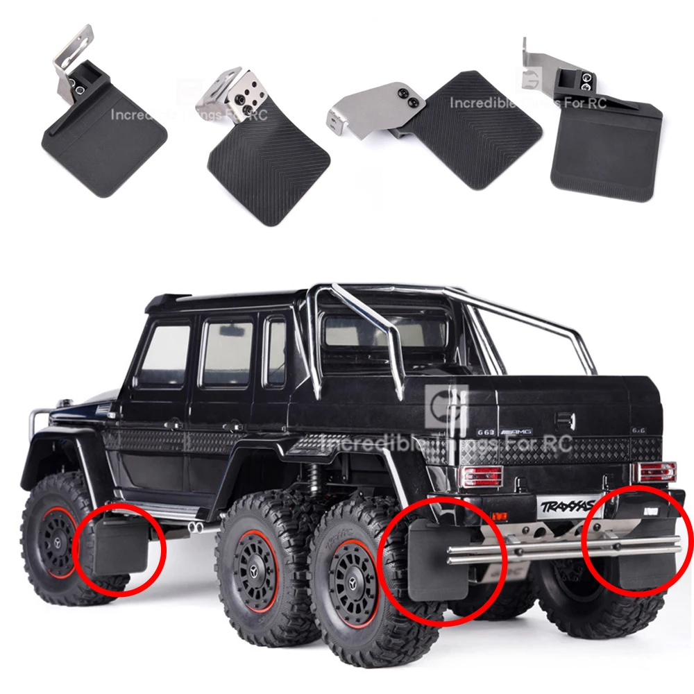 

Брызговик с металлическим кронштейном для TRAXXAS 1/10 TRX4 G500 82096-4 TRX6 6X6 G63 88096-4 Crawler Car