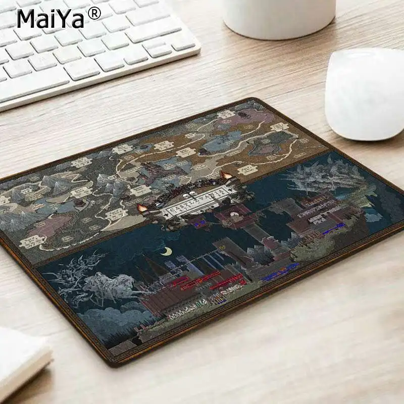 No Lock Edge25x29cm MaiYa, простой дизайн, кастлевания, красивый коврик для мышки в стиле аниме, гладкий коврик для письма, настольные компьютеры, мат, игровой коврик для мыши - Цвет: No Lock Edge25x29cm