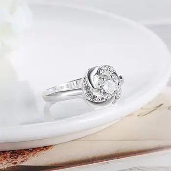 

New Wedding Ring Diamonds elegant rings Female Wedding Jewelry Design Hot Sale Rings For Women LKNSPCR337