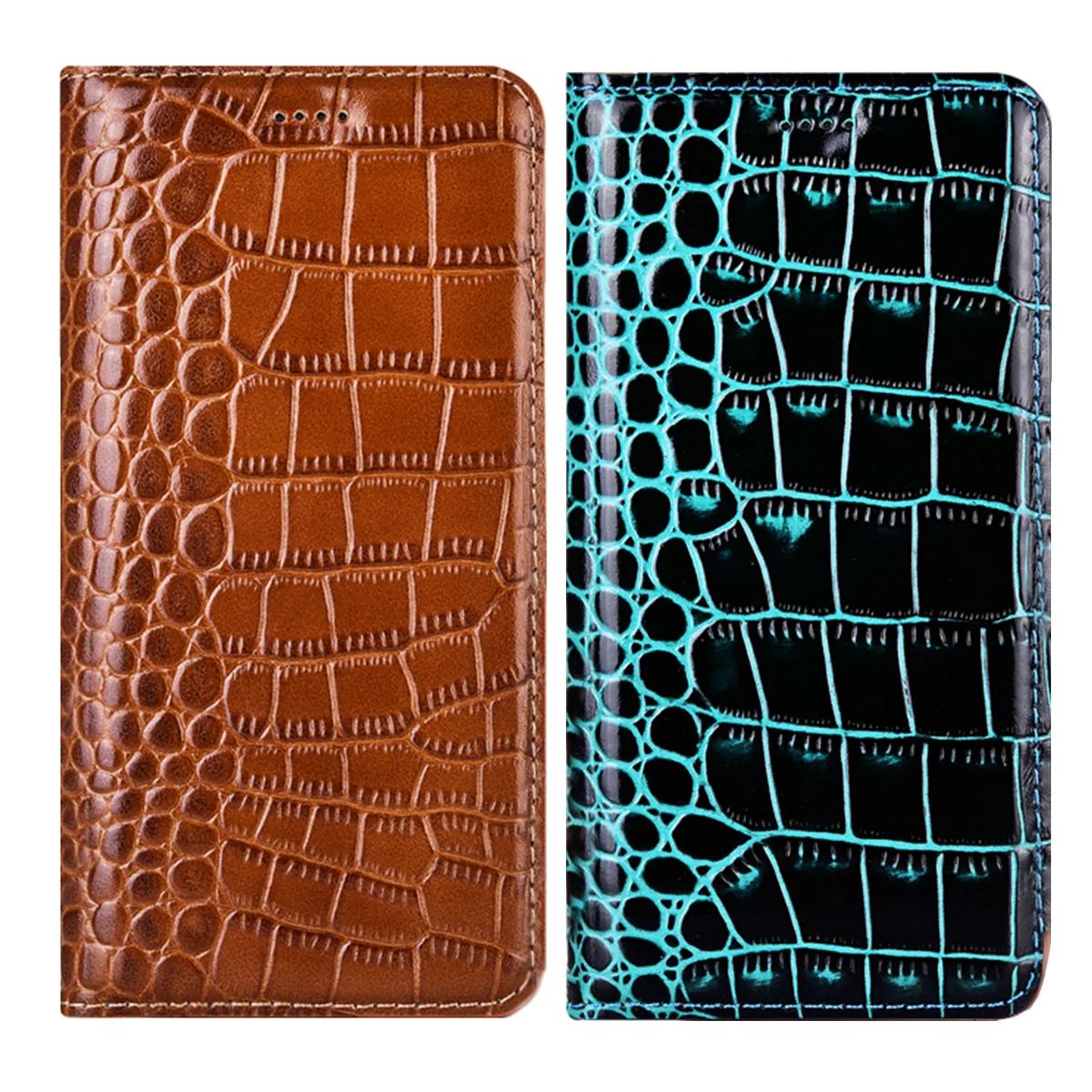 

Crocodile Genuine Leather Phone Case For Xiaomi Poco M3 X3 NFC F2 Pro F1 C3 Mi Note 10 Lite Pro Redmi Note 9s 9 Pro Cover Coque