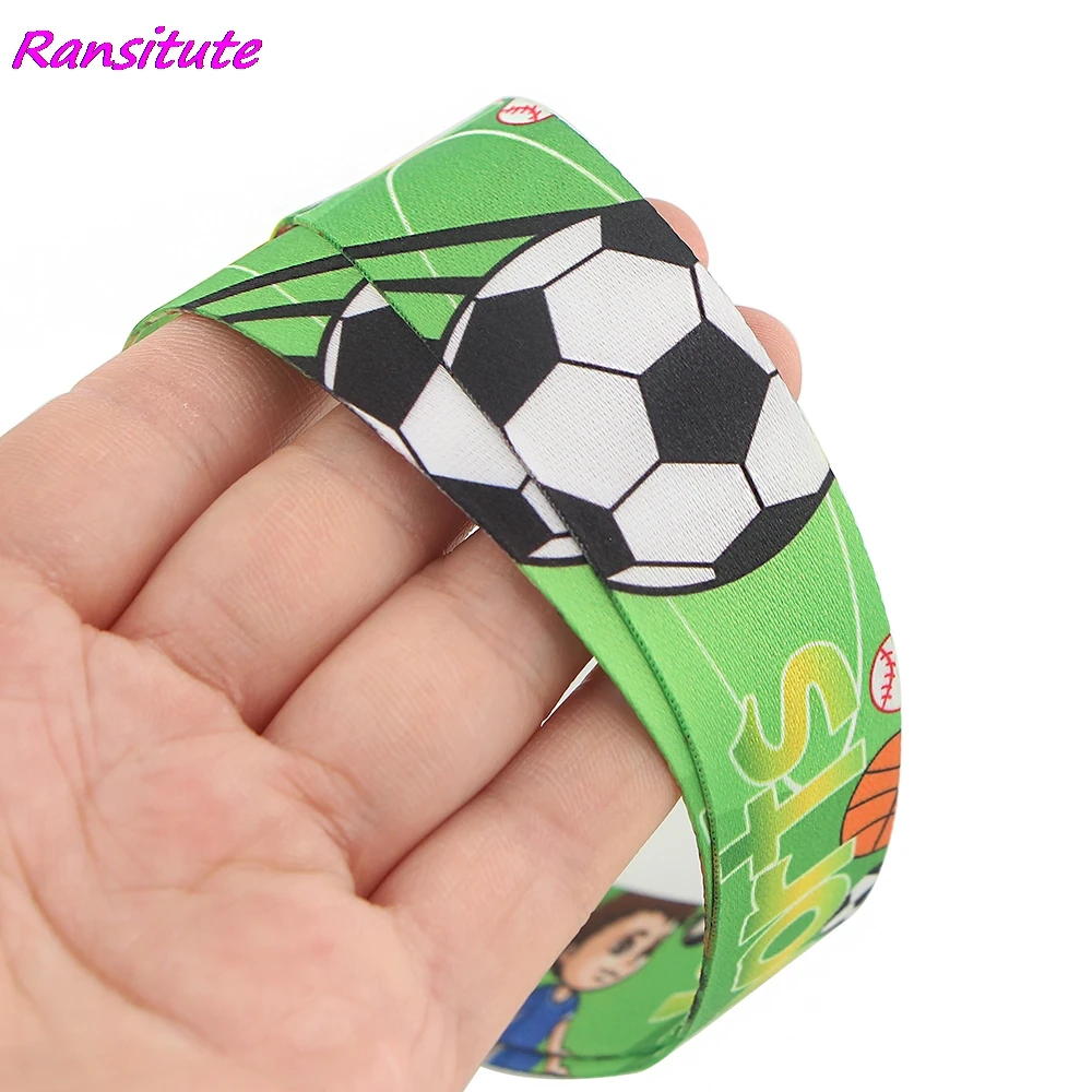 

Ransitute R1517 Sport Football Creative Lanyard Badge ID Lanyards Mobile Phone Rope Key Lanyard Neck Straps Accessories
