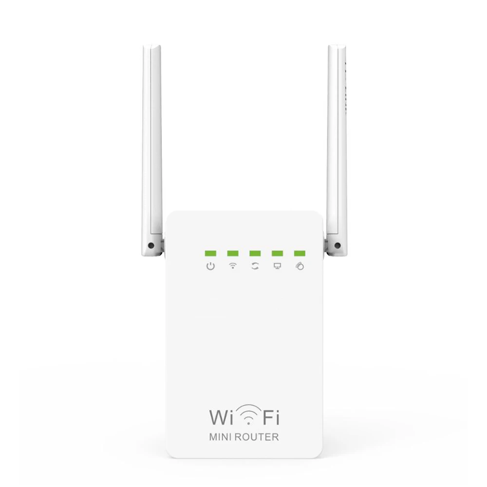 Беспроводной Wi-Fi ретранслятор 300 Мбит/с усилитель WiFi дальности повторитель точка