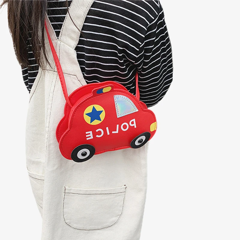 Детская сумка через плечо с мультипликационным рисунком полицейского