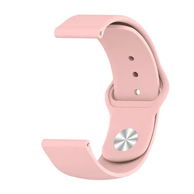 Силиконовый ремешок для correas Xiaomi Huami Amazfit Bip BIT Lite, Молодежные умные часы, сменный Браслет, ремешок для часов - Цвет: Pink