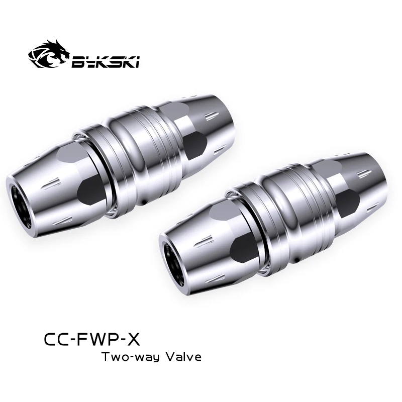 Bykski двусторонний запорный клапан для воды слив быстрого отключения жесткой