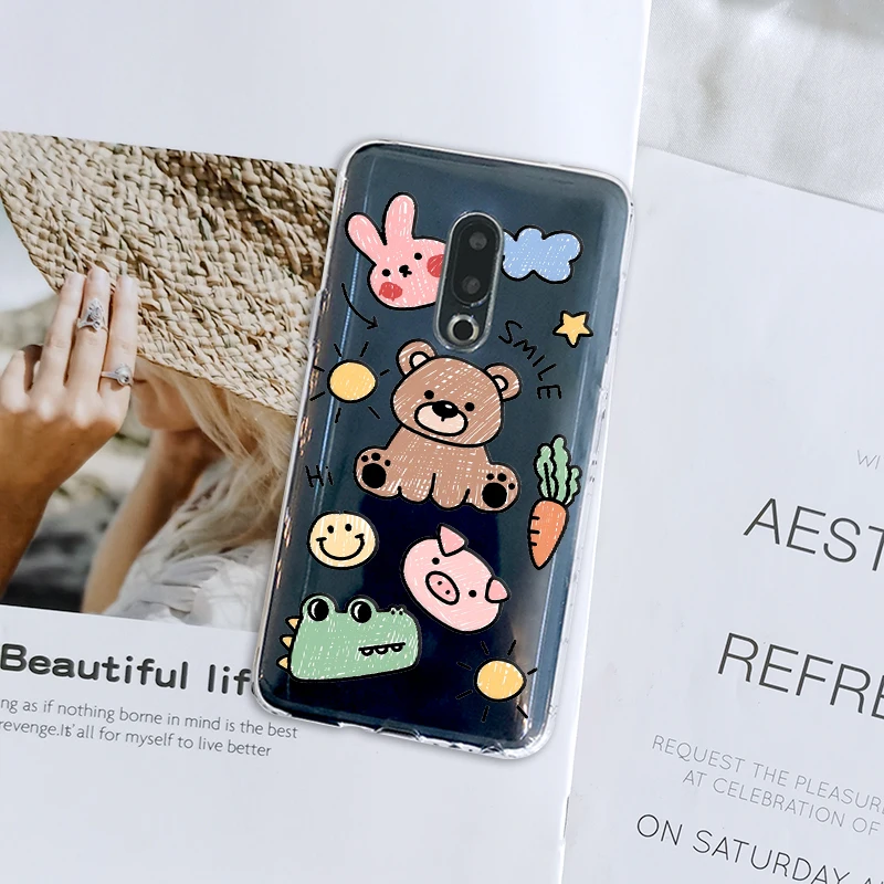 Чехол для Meizu 16th 16x15 Lite 16 Plus Kawaii Bear мультяшный цветок милый женский чехол U10 U20 Pro 6 7 -