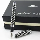 Роскошный бренд Jinhao X750 Серебряная перьевая ручка из нержавеющей стали Средний 18KGP перо Школа Офис имя чернильные ручки подарок Канцтовары