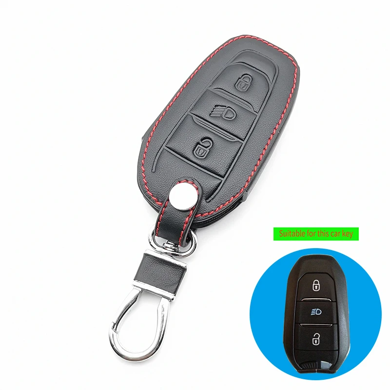 Чехол для автомобильного ключа Peugeot 3008 308 508 408 2008 RCZ CHAVE Citroen C4L C5 C3 CACTUS C6 C8 Xsara Picass