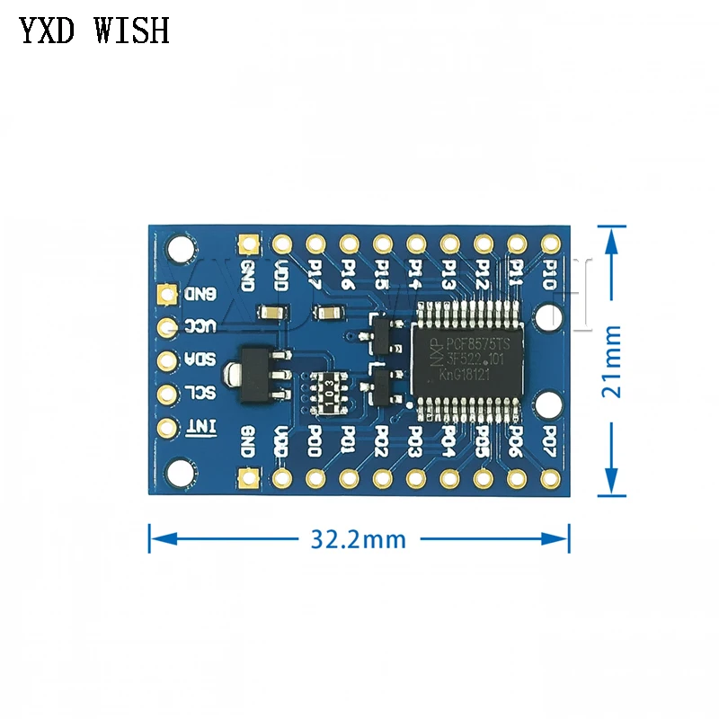 Плата расширения порта ввода-вывода PCF8575 5 шт. плата расширителя постоянного тока