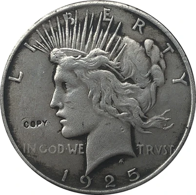 

1925 Peace Dollar COIN COPY