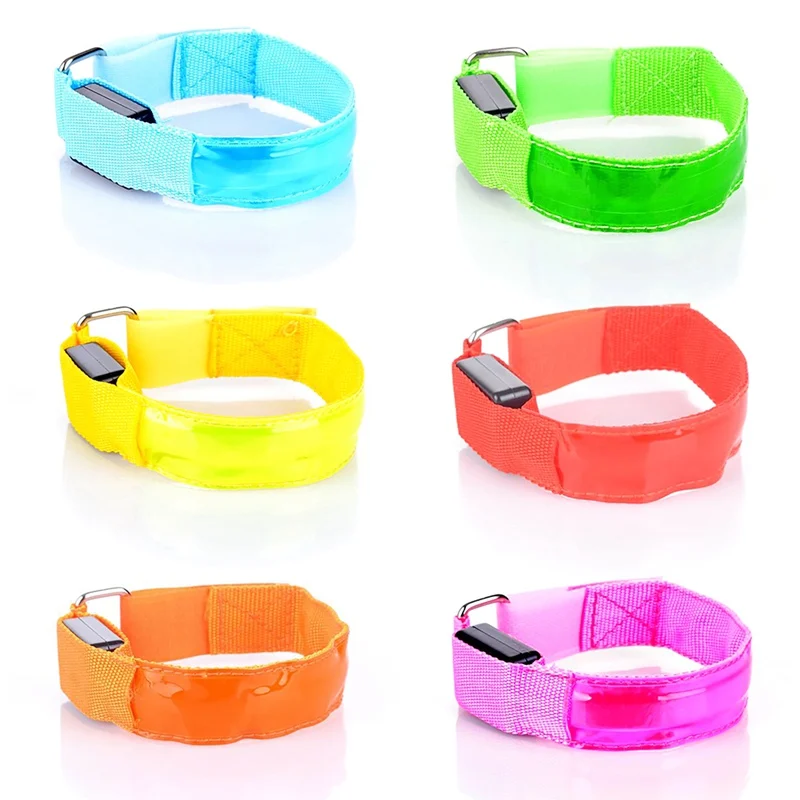 20201 шт. светодиодный светильник для бега с повязкой на руку USB Перезаряжаемый