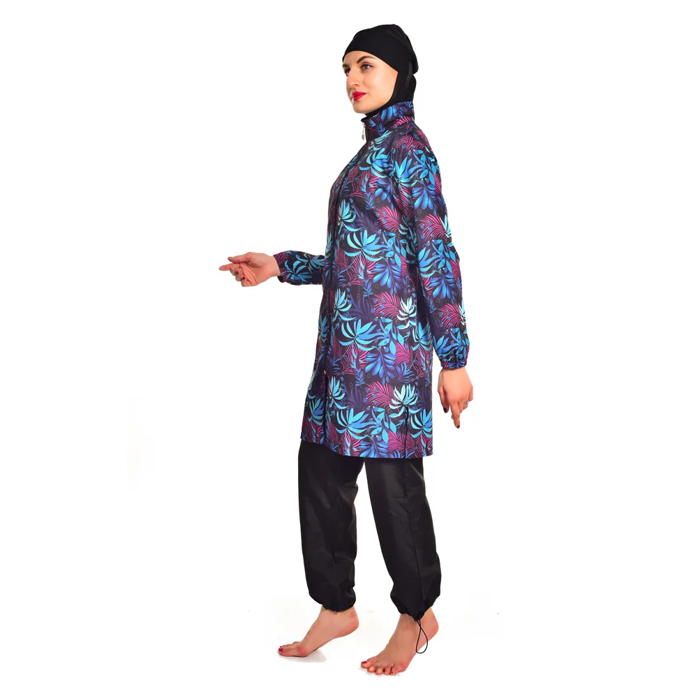 Размера плюс Для женщин Ислам купальник пляжная одежда скромный хиджаб
