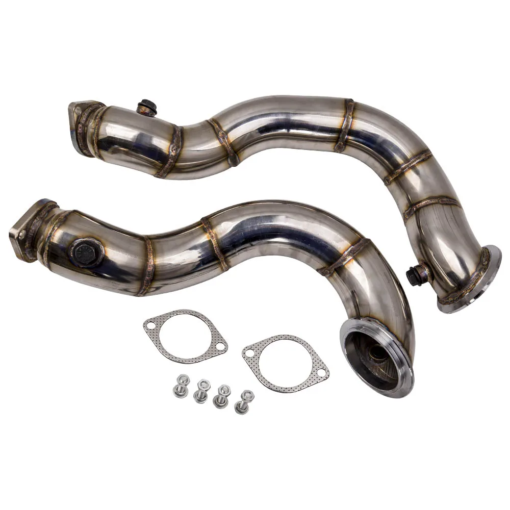 

3" Decat Catless Twin Turbo Downpipe For Bmw E92 335I 3.0L 2011-2013 N54B30