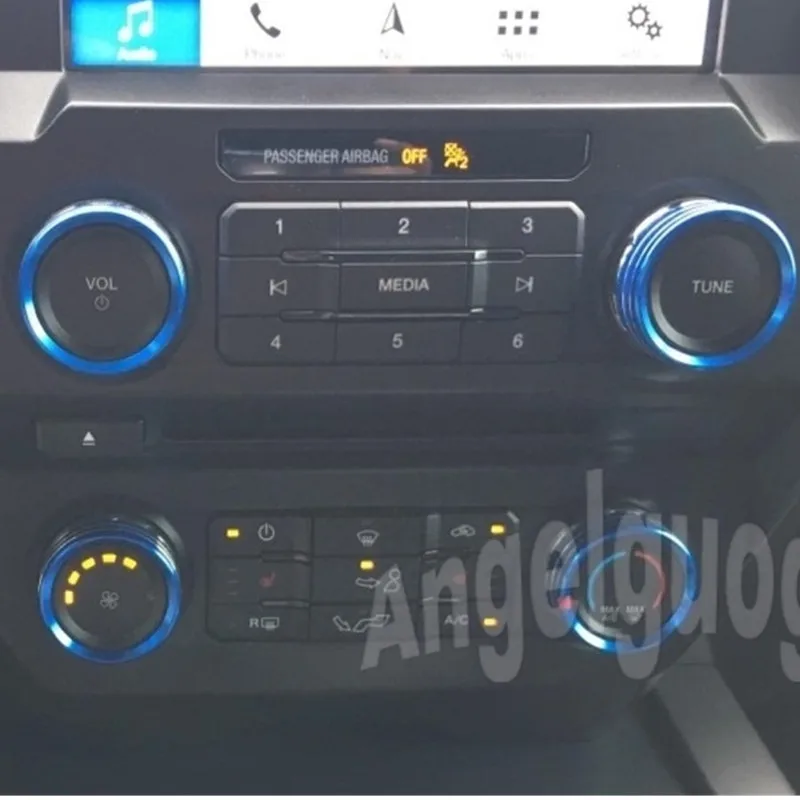 Автомобильный Стайлинг внутренняя Боковая ручка переключателя кондиционера