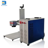 china 20w 30w 50w small portable metal and nonmetal cnc fiber laser marking machine price for logoqr codebar code marker