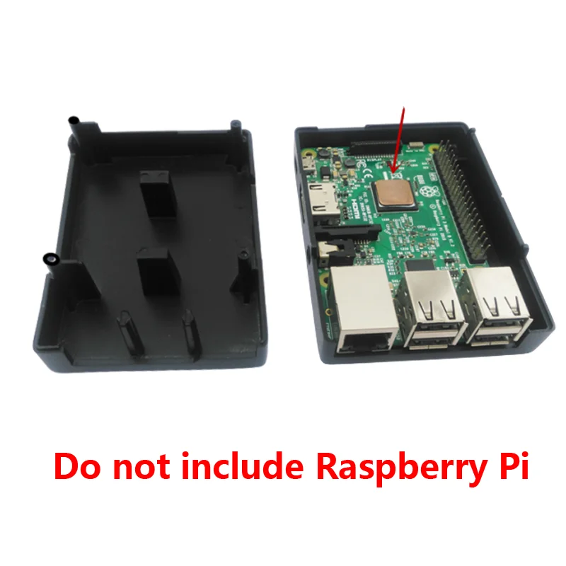 Raspberry Pi 3 model b чехол PI3 с алюминиевым корпусом | Компьютеры и офис