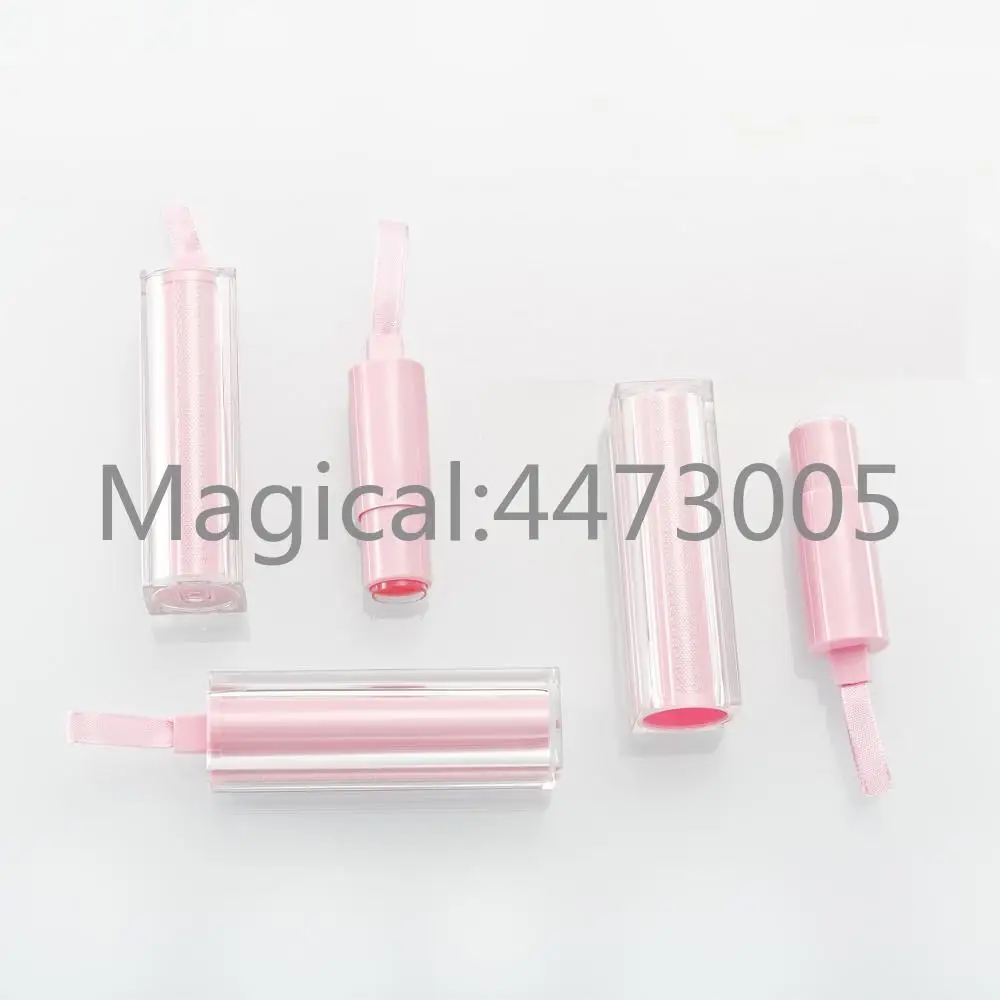 

10/30/50pcs Pink Ribbon Lipstick Tube Diy Empty Tube 12.1mm Lip Balm Container Cosmetics Refillable Lipstick Shell