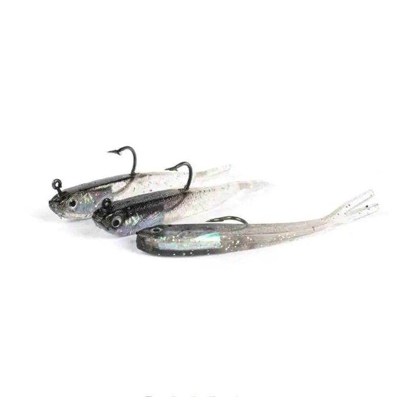 

2pcs/set 6g/7cm Lifelike Swimbait Soft Fishing Lure Bait Terminal Tackle Hook