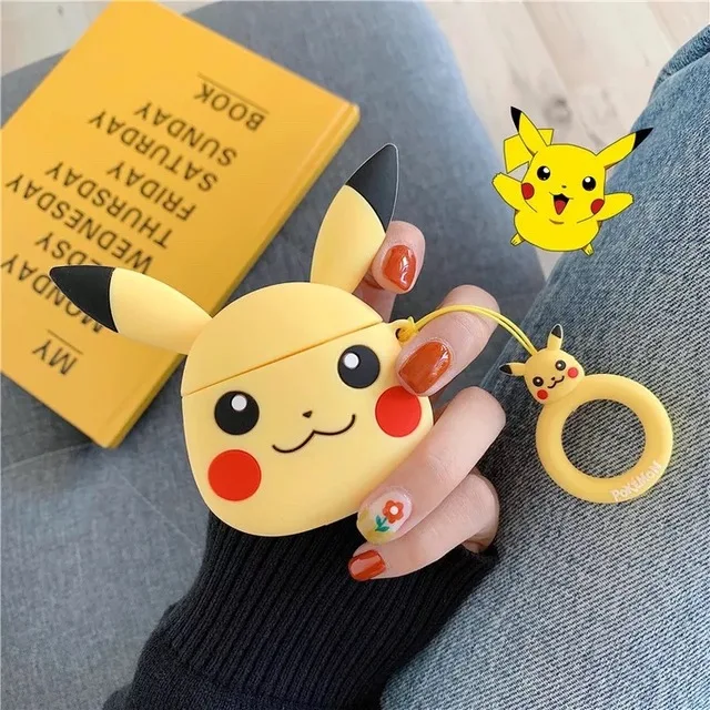 Yellowpika Силиконовый чехол с bluetooth-наушниками Marvel для Apple AirPods, ультратонкий милый защитный чехол для AirPods, чехол для зарядного устройства - Цвет: Yellowpika