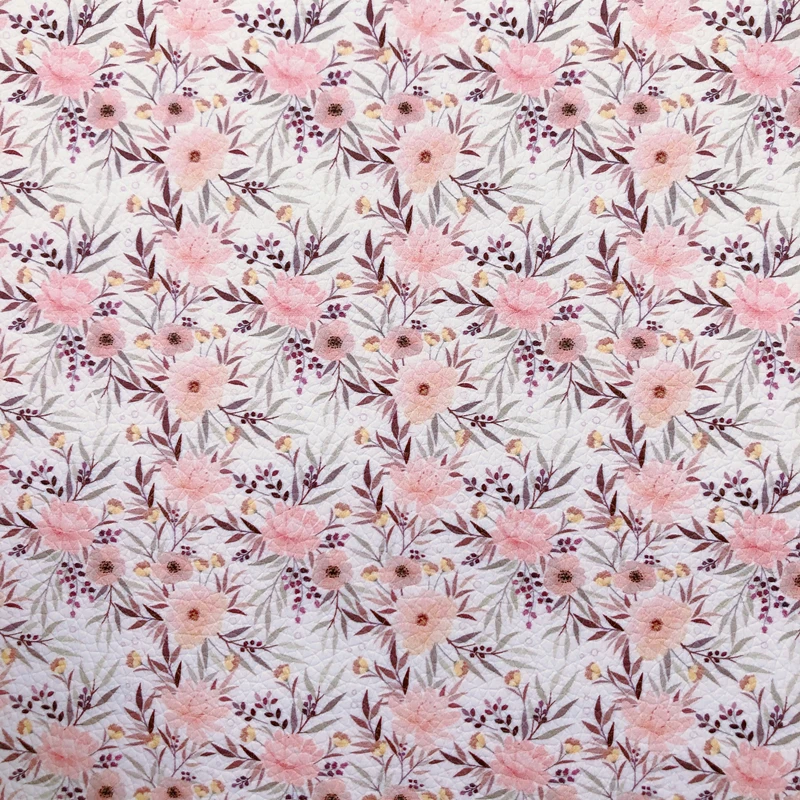 Новый милый Радужный цветок 30x22 см/A4 искусственная кожа для рукоделия заколки