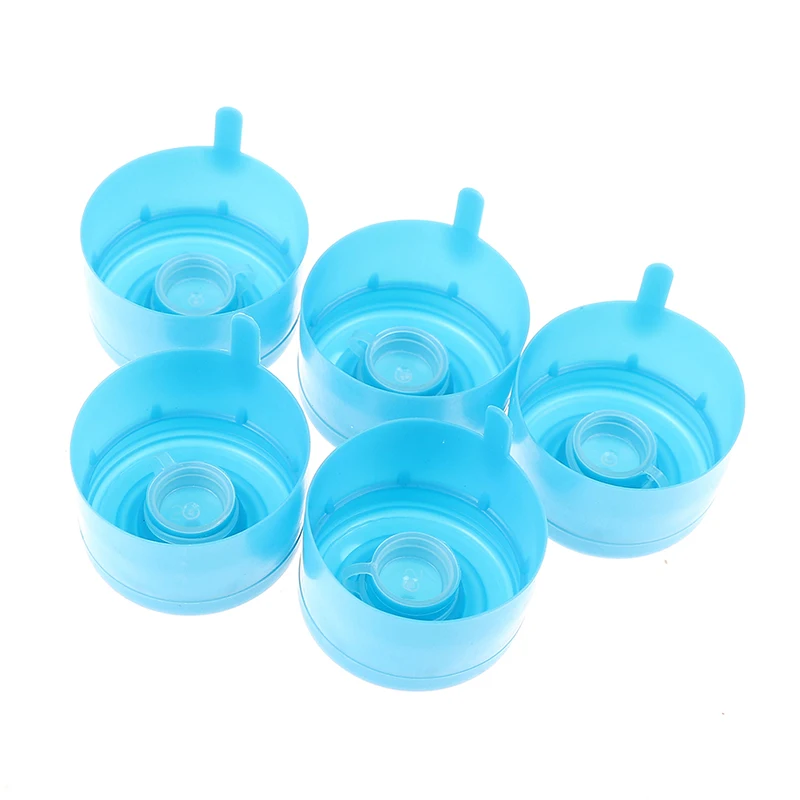 

5pcs 18.9L 5Gallon Water Bottle Caps Anti Splash Peel Off Tops Replacement Water Bottle Snap On Cap Water Bottle Accessories