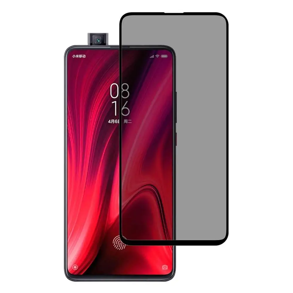 9H 5D конфиденциальности черное закаленное стекло для Xiaomi Redmi K20 анти-шпионский протектор экрана для Redmi K20 Pro Антибликовая защитная пленка