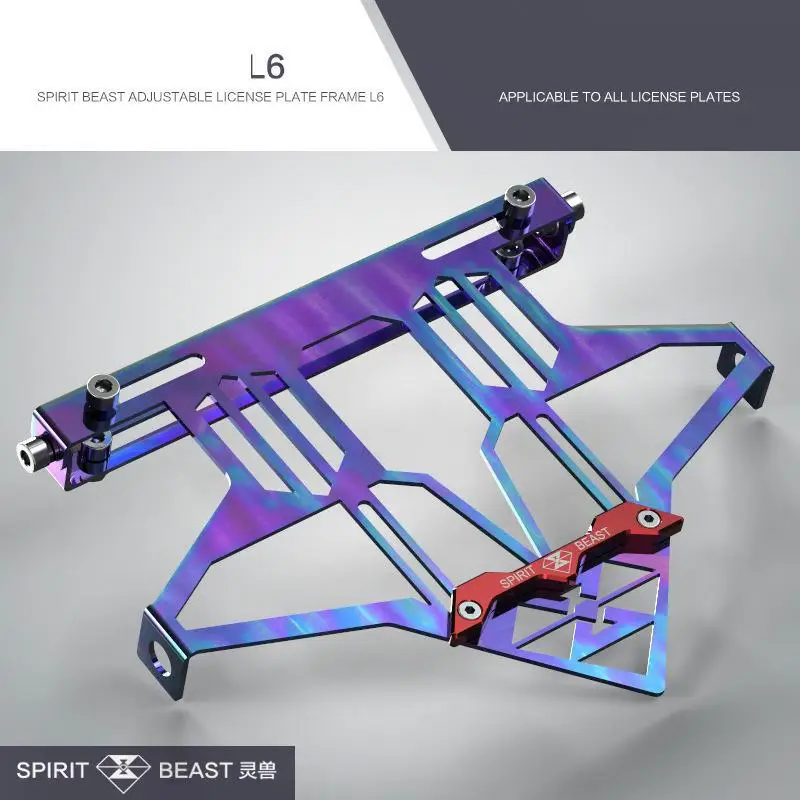 Универсальный держатель номерного знака задний кронштейн для мотоциклов рамка Suzuki Ltz 400 Pulsar 200 Ns Vespa GTS Cb190r