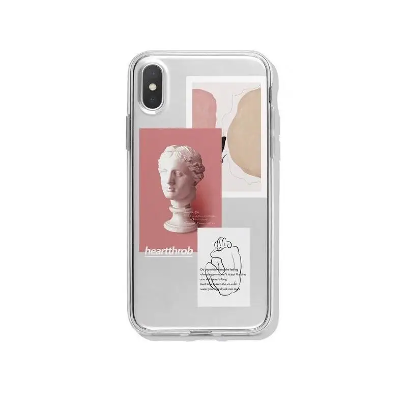 Прозрачный чехол для iPhone 11 Pro Max X Xsmax Xr Xs 7 Puls 6 6S 8 мягкий из ТПУ |