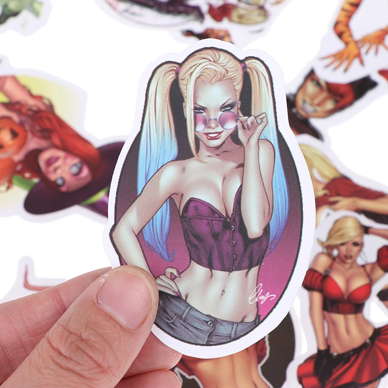 50Pcs Angel Sexy Women Anger Devil Lady Beauty Girls Stickers for Mobile Phone Laptop Luggage Guitar Skateboard Bike | Игрушки и хобби